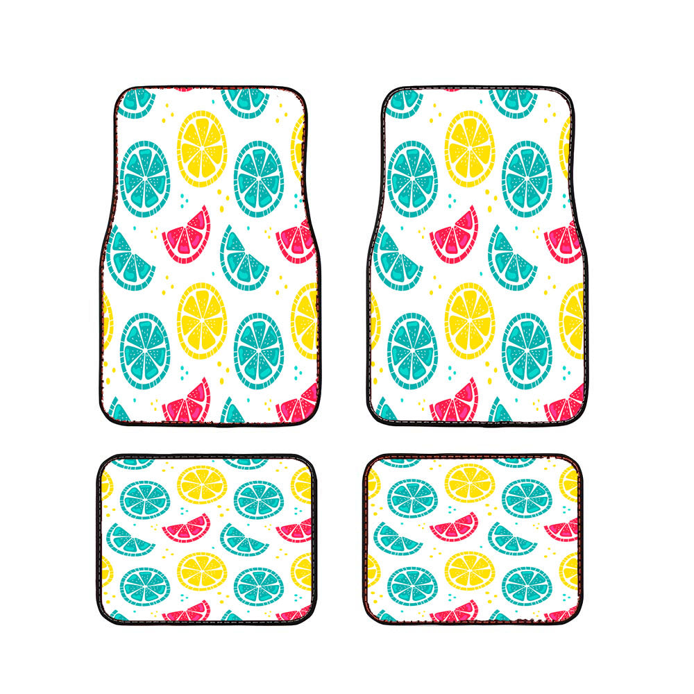 Bright Summer Patterns 02 Car Floor Mats Accessories