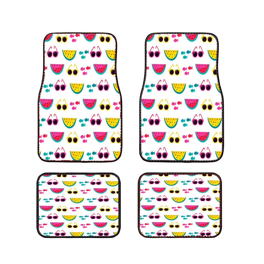Bright Summer Patterns 08 Car Floor Mats Accessories