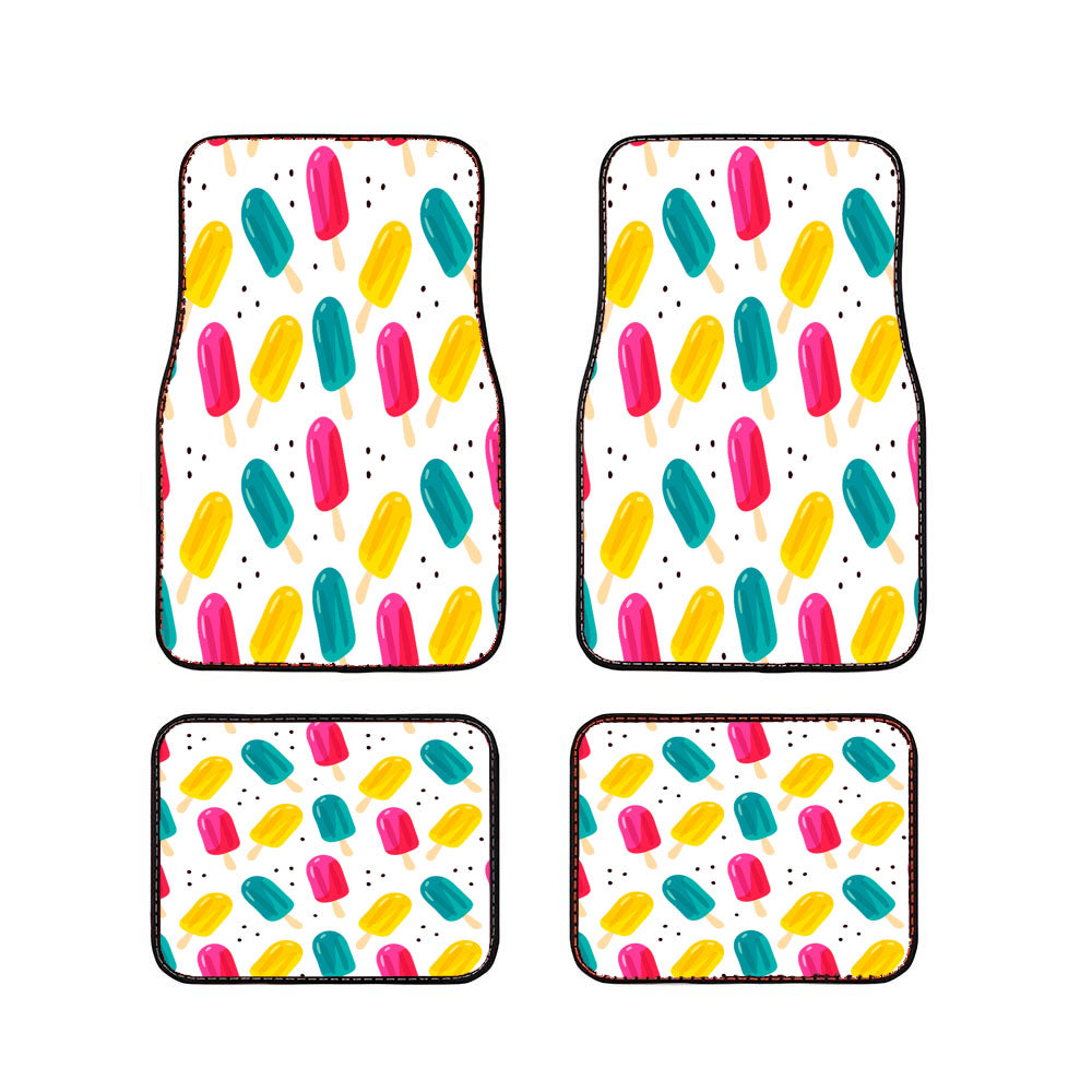 Bright Summer Patterns 10 Car Floor Mats Accessories