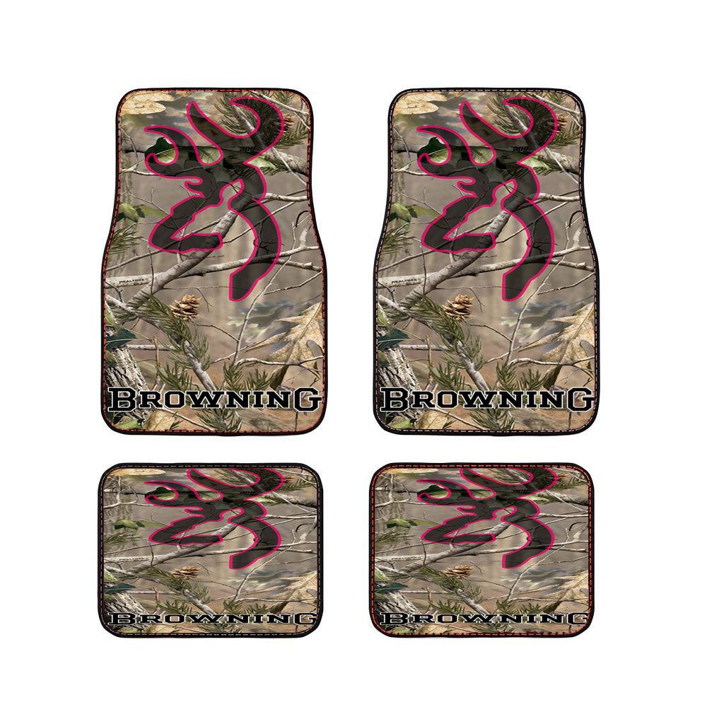 Browning Deer Camo Car Floor Mats Accessories