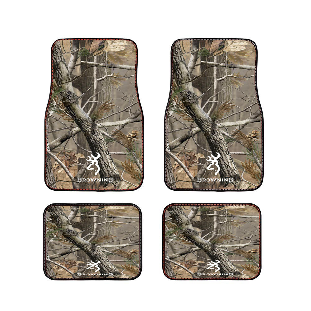 Browning Deer Logo Realtree Car Floor Mats Accessories