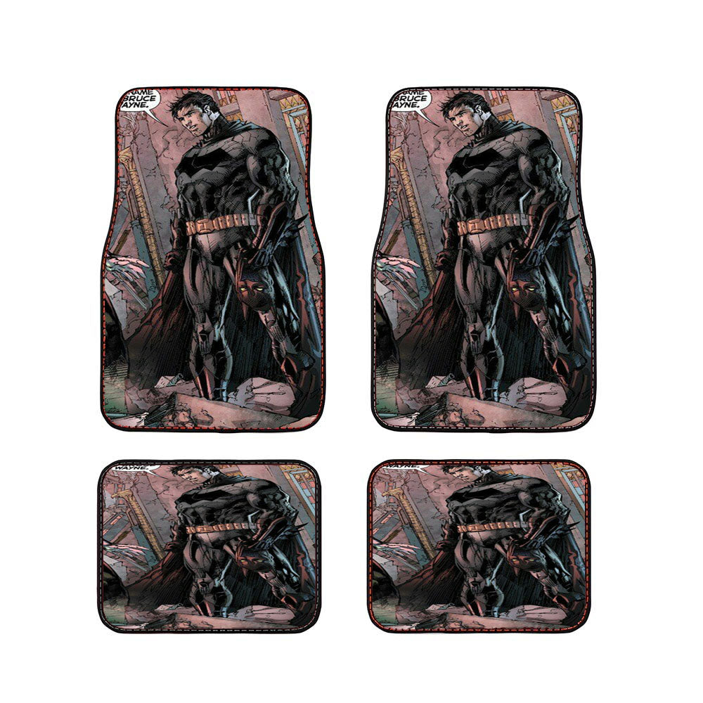 Bruce Wayne Batman Comic Car Floor Mats Accessories