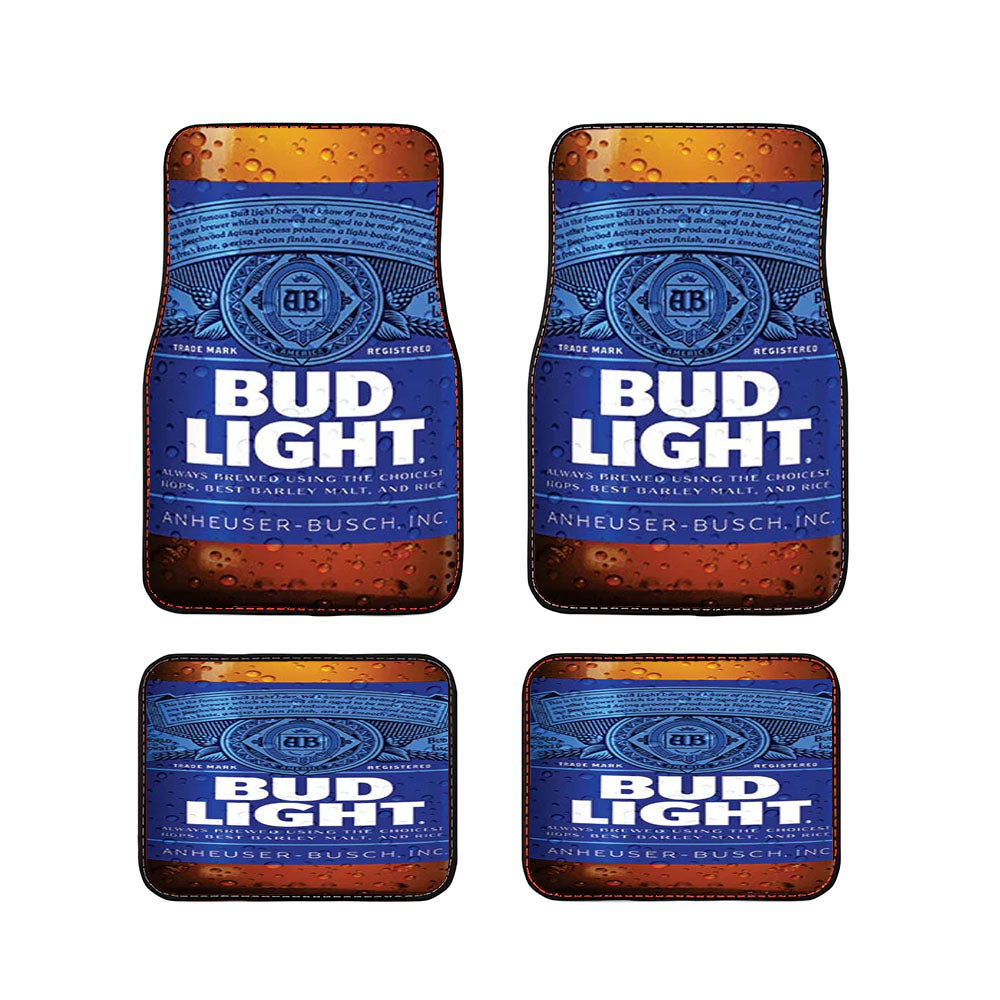 Bud Light Car Floor Mats Accessories