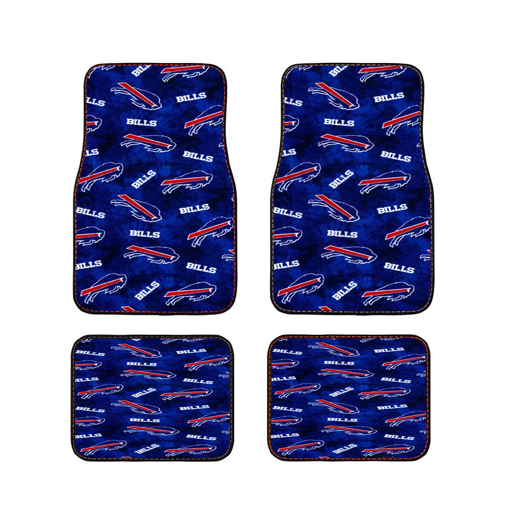 Buffalo Bills Emblem Pattern Car Floor Mats Accessories