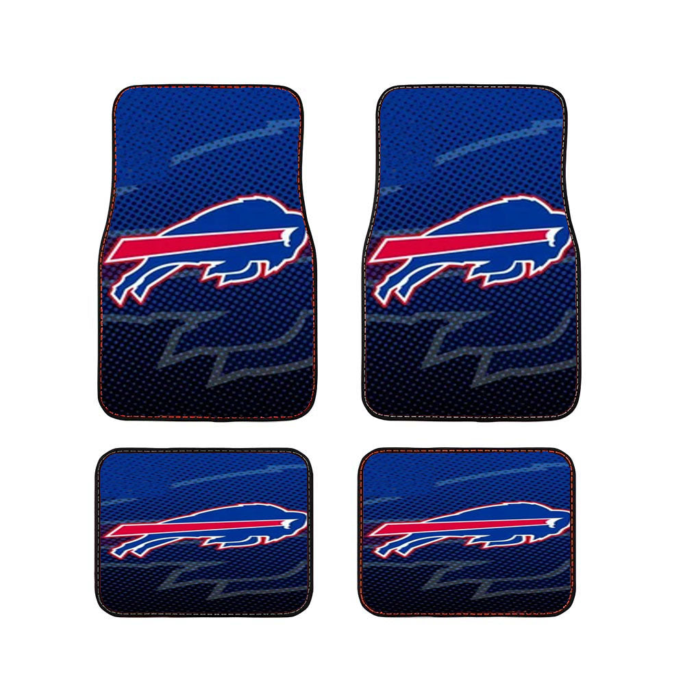 Buffalo Bills Icon Car Floor Mats Accessories