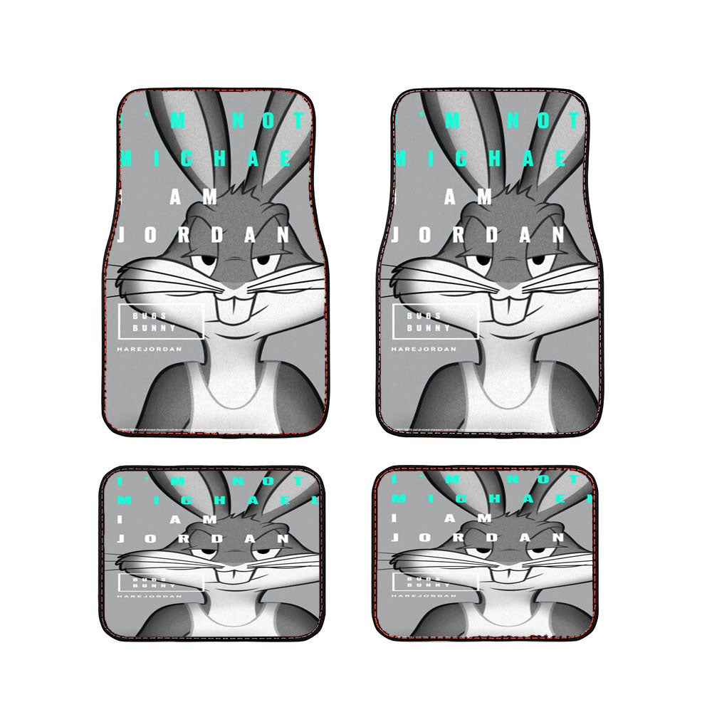 Bugs Bunny Not Jordan Space Car Floor Mats Accessories
