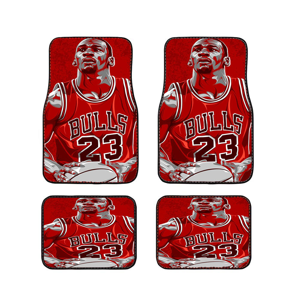 Bulls Man Jordan Chicago H Car Floor Mats Accessories