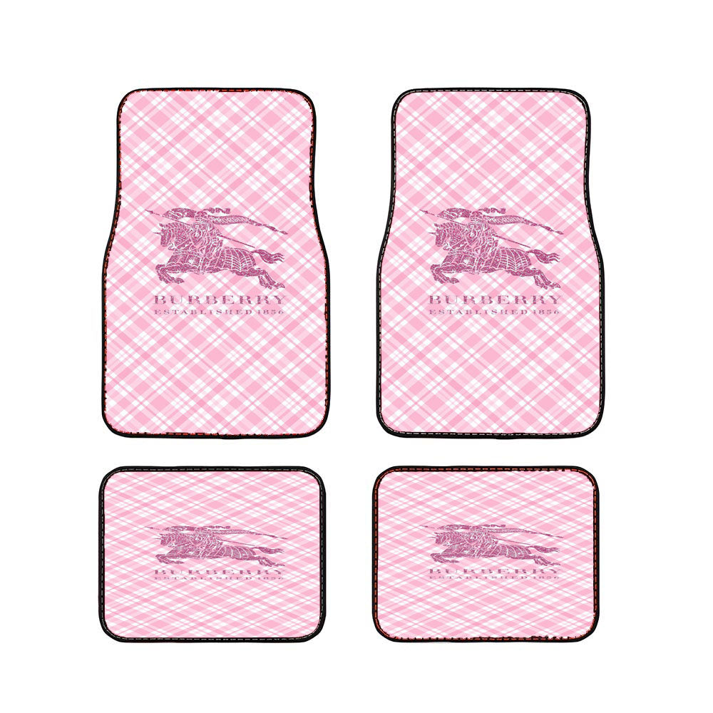 Burberry Pink Car Floor Mats Accessories