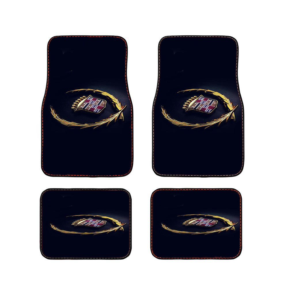 Cadillac Gold Logo Car Floor Mats Accessories