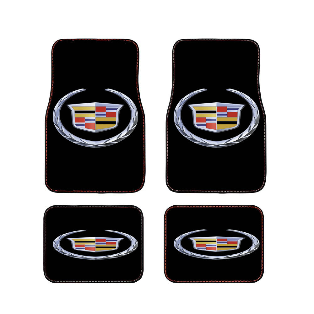 Cadillac Logo Black Car Floor Mats Accessories