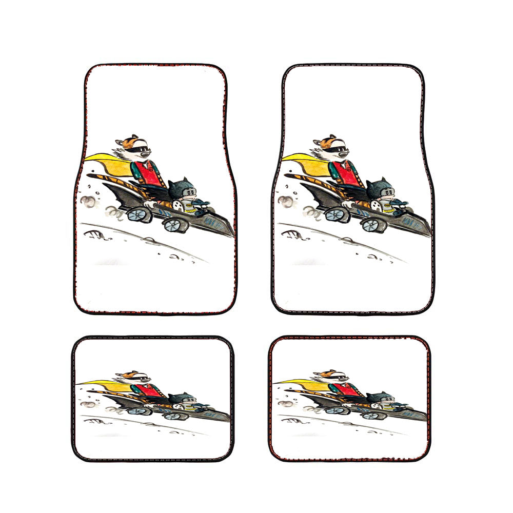 Calvin Batman And Hobbes Robin Car Floor Mats Accessories