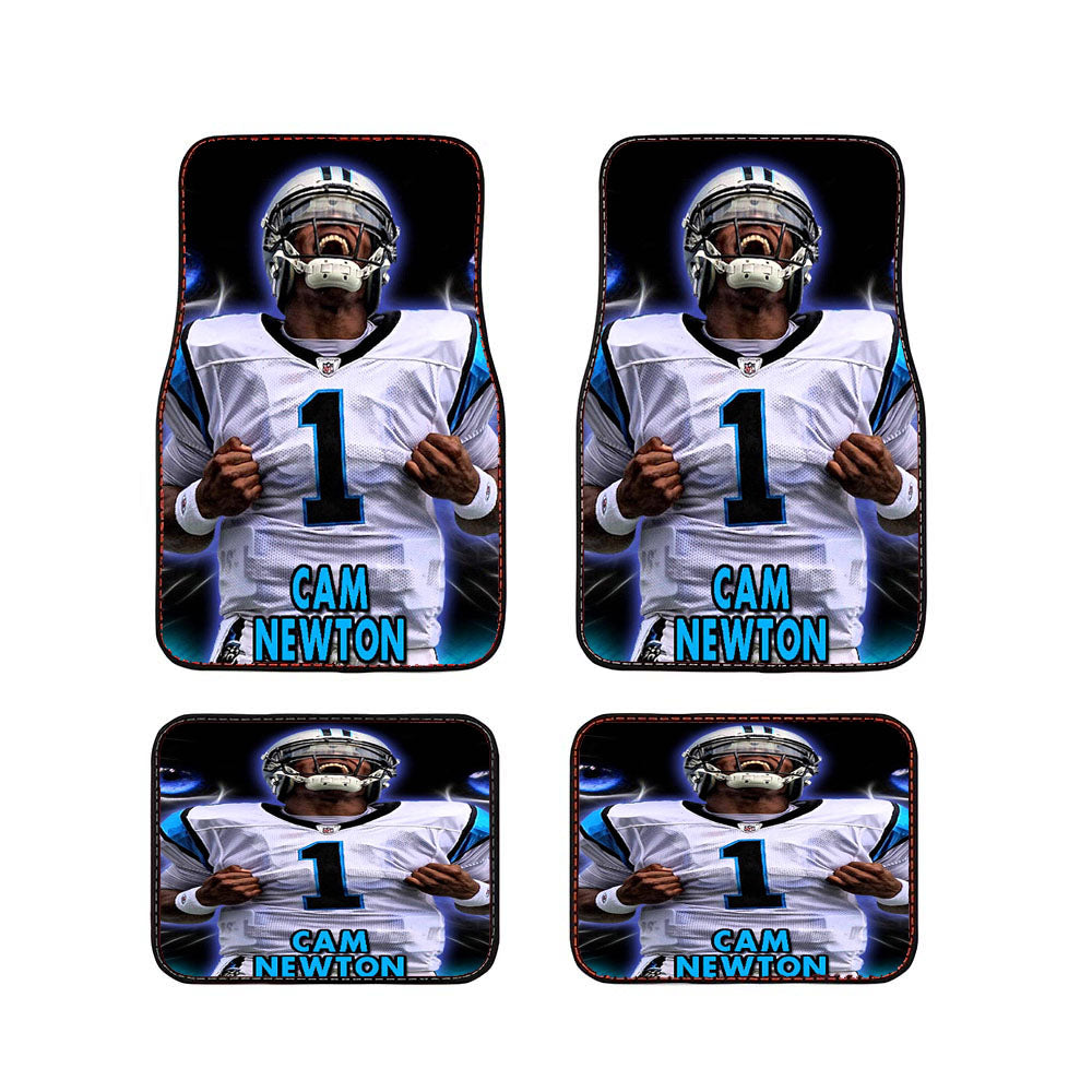 Cam Newton Panthers Eyes Car Floor Mats Accessories