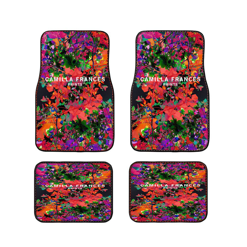 Camilla Frances Flower Car Floor Mats Accessories