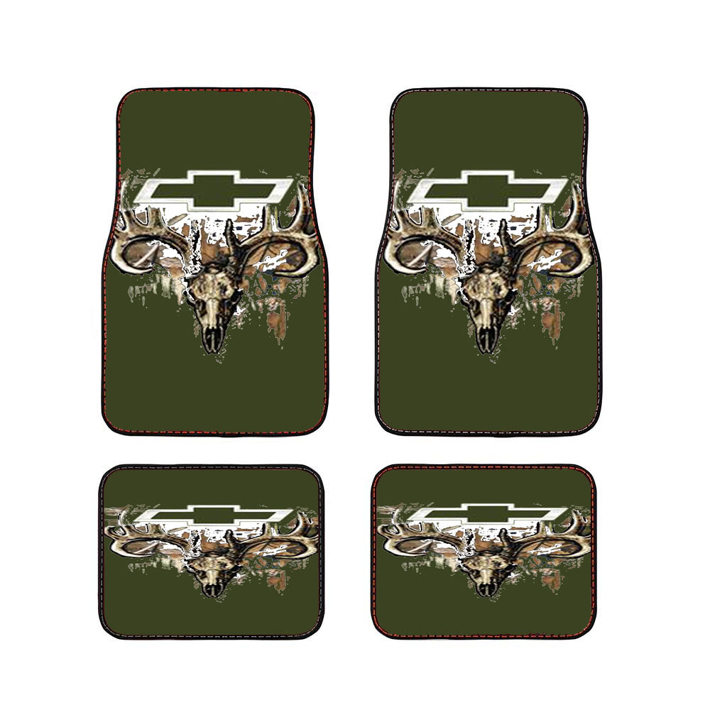 Camo Chevy Fill Skullc Car Floor Mats Accessories