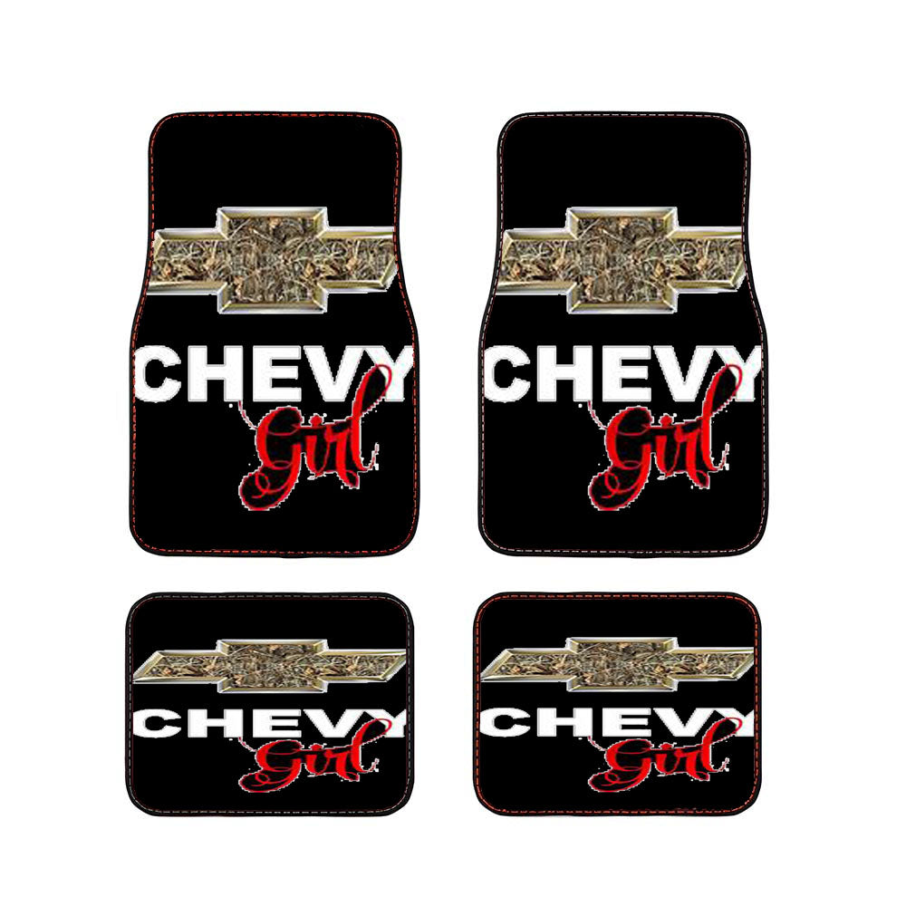 Camo Chevy Girl Car Floor Mats Accessories