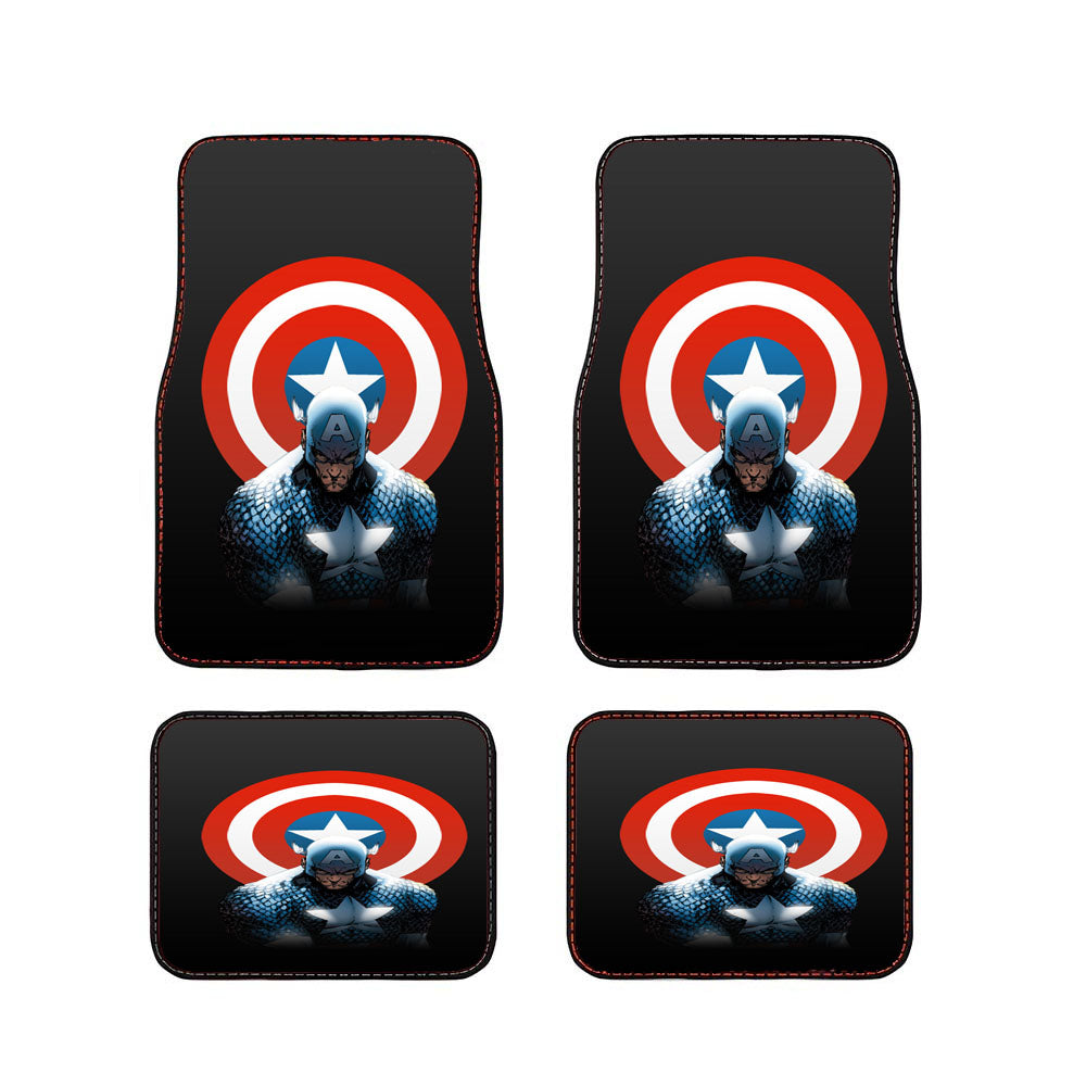 Captain America Car Floor Mats Accessories