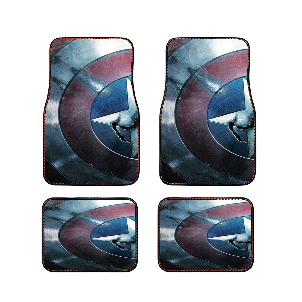 Captain America Armour Heroes Car Floor Mats Accessories