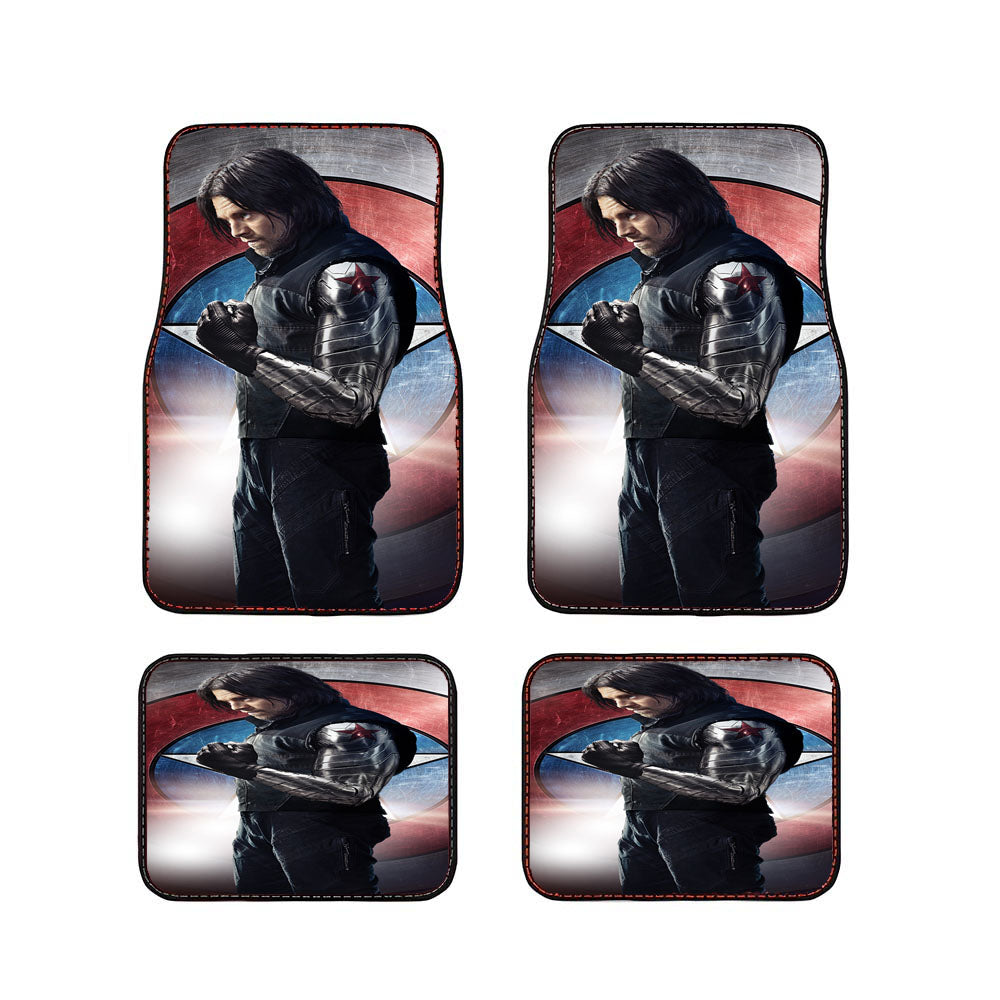 Captain America Bucky Car Floor Mats Accessories