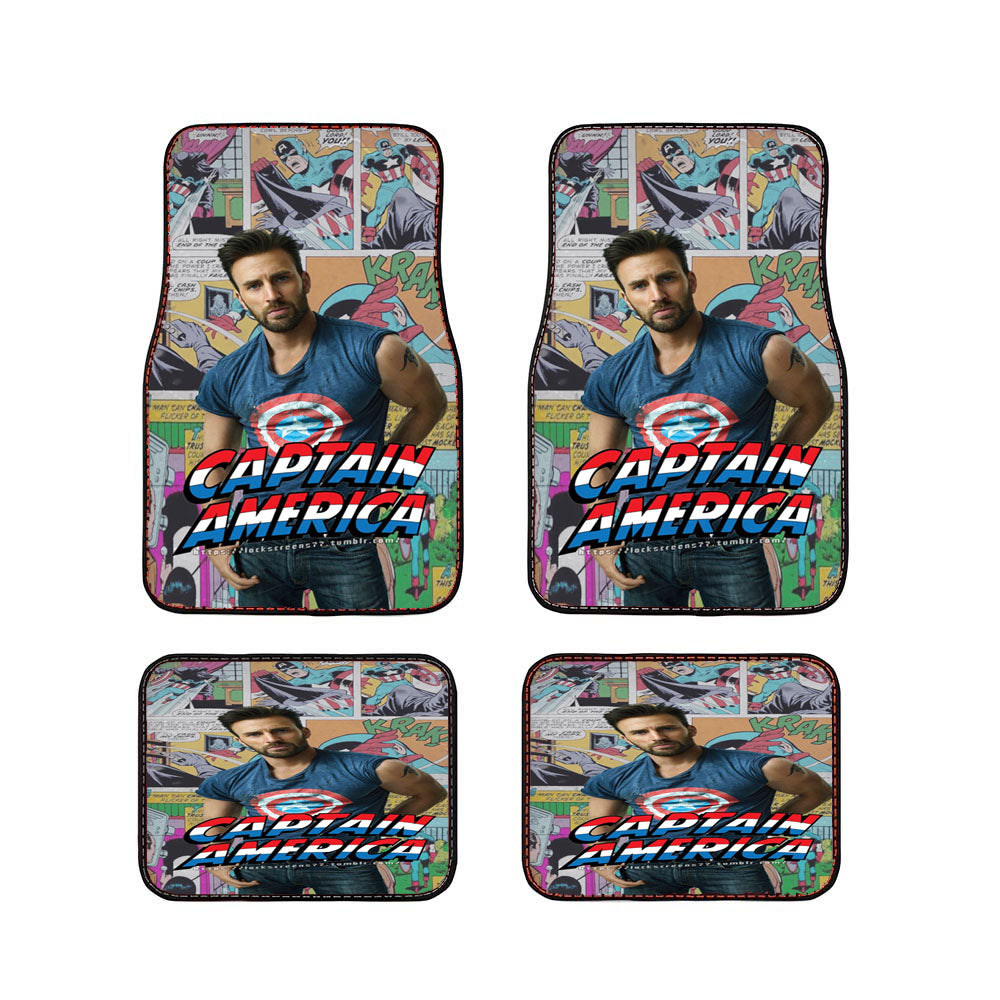 Captain America C Car Floor Mats Accessories