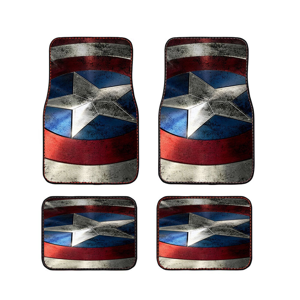 Captain America Civil War Weapon Car Floor Mats Accessories