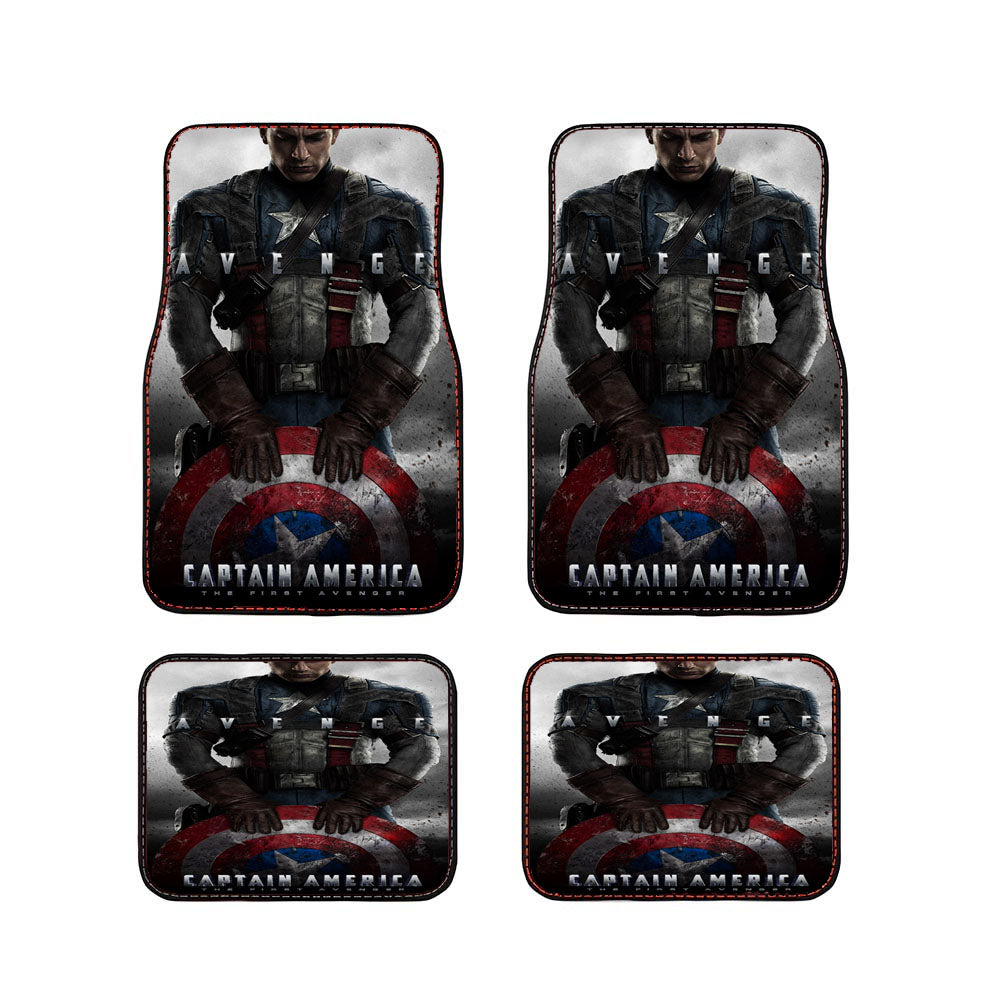 Captain America First Avengers Car Floor Mats Accessories