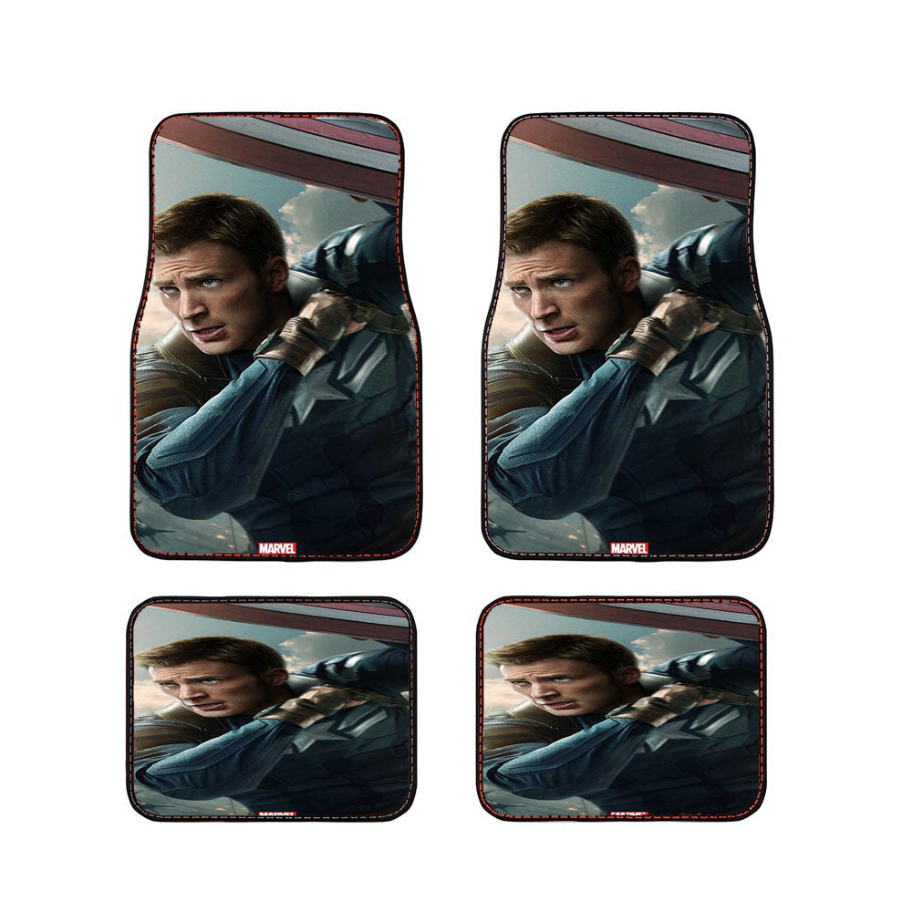 Captain America In War Car Floor Mats Accessories