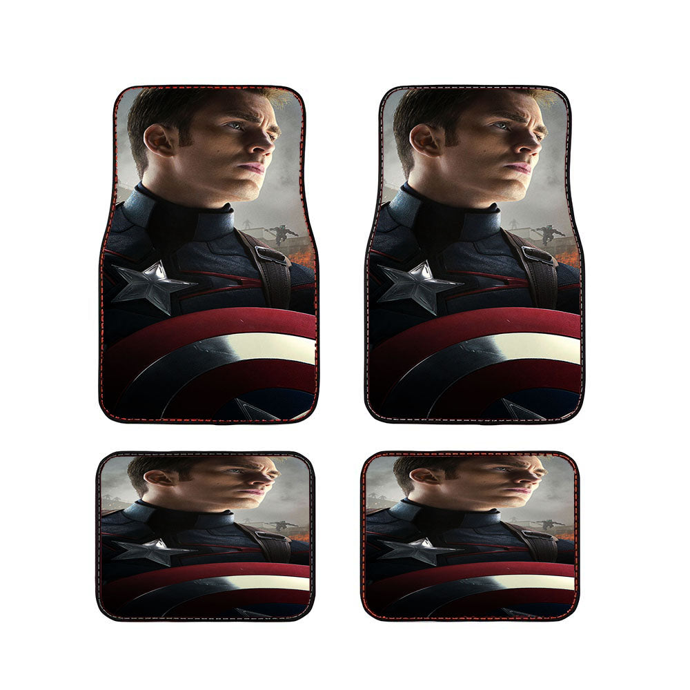 Captain America Photos Cover Marvels Avengers Car Floor Mats Accessories