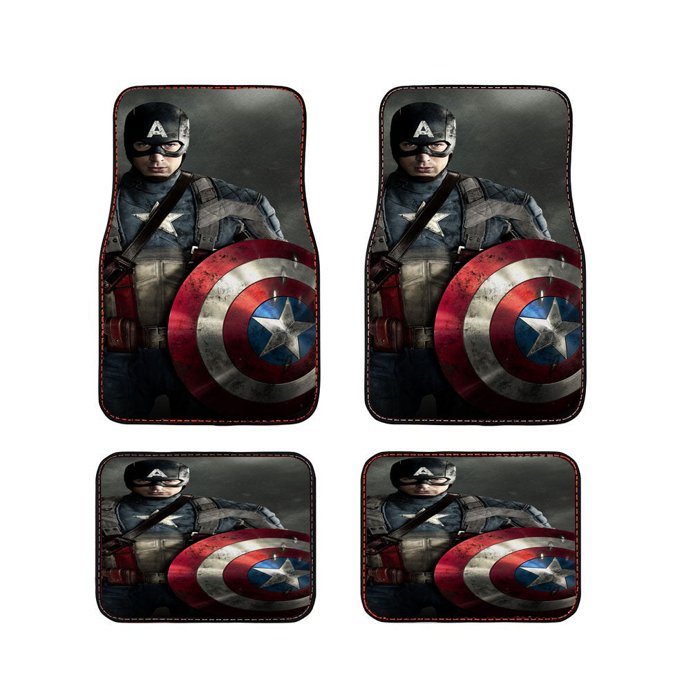 Captain America War Car Floor Mats Accessories