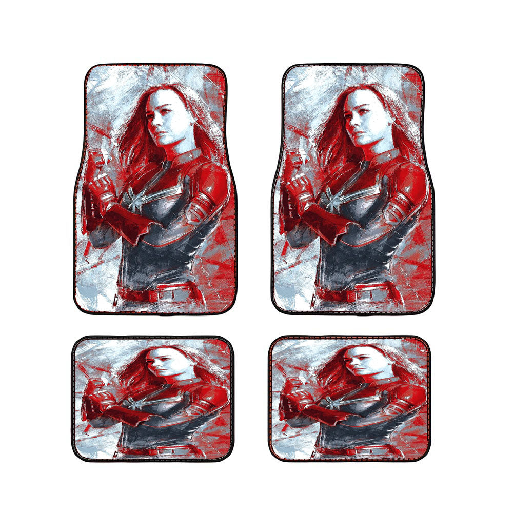 Captain Marvel Avengers End Game Car Floor Mats Accessories