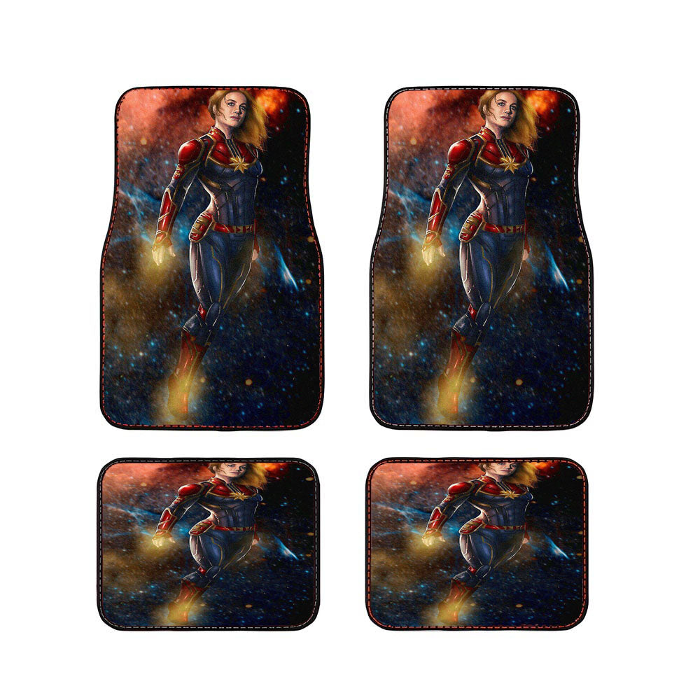 Captain Marvel Fly On The Planet Car Floor Mats Accessories