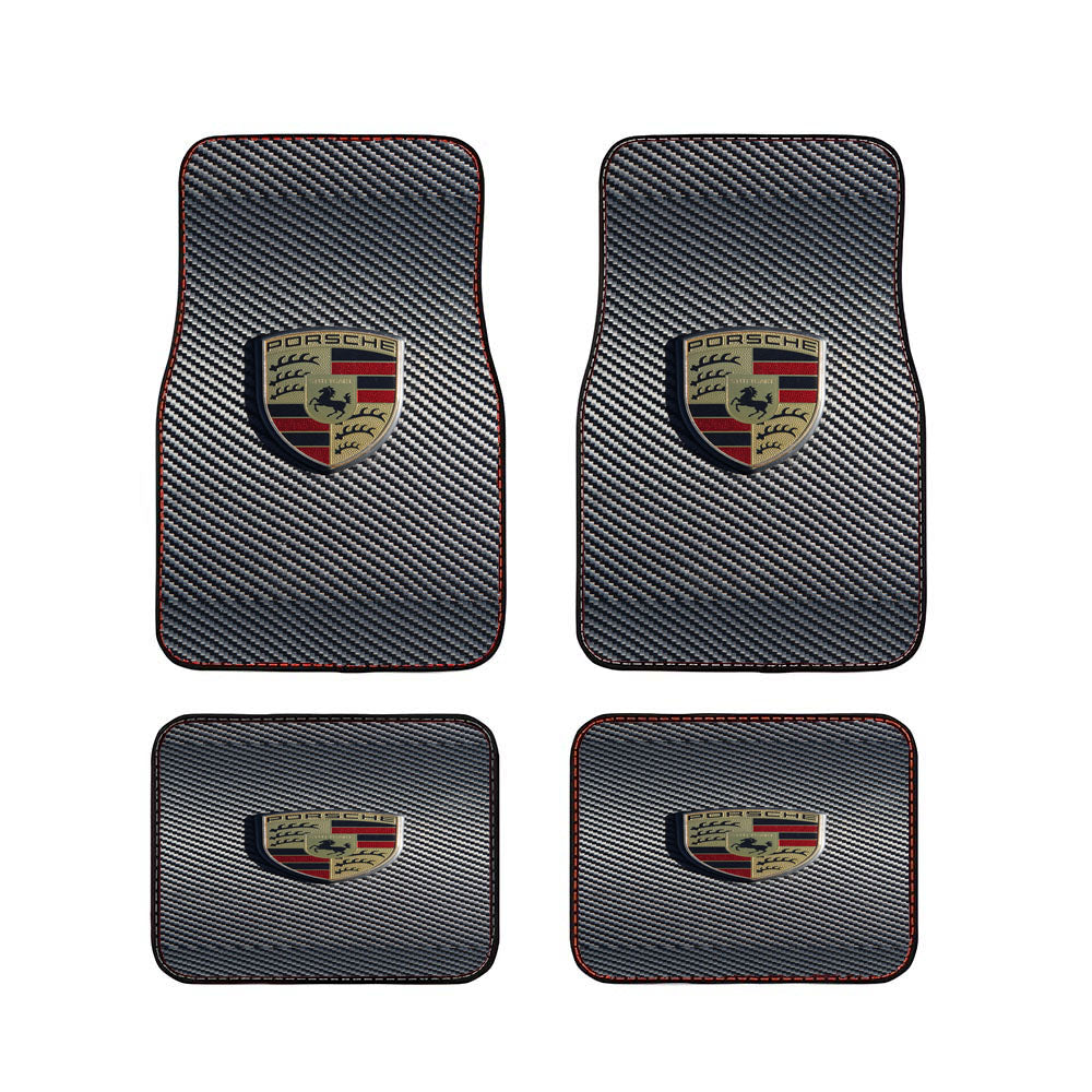 Carbon Porsche Car Floor Mats Accessories