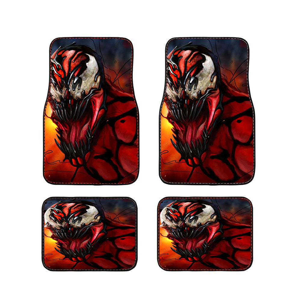 Carnage Spiderman Wallpaper Car Floor Mats Accessories