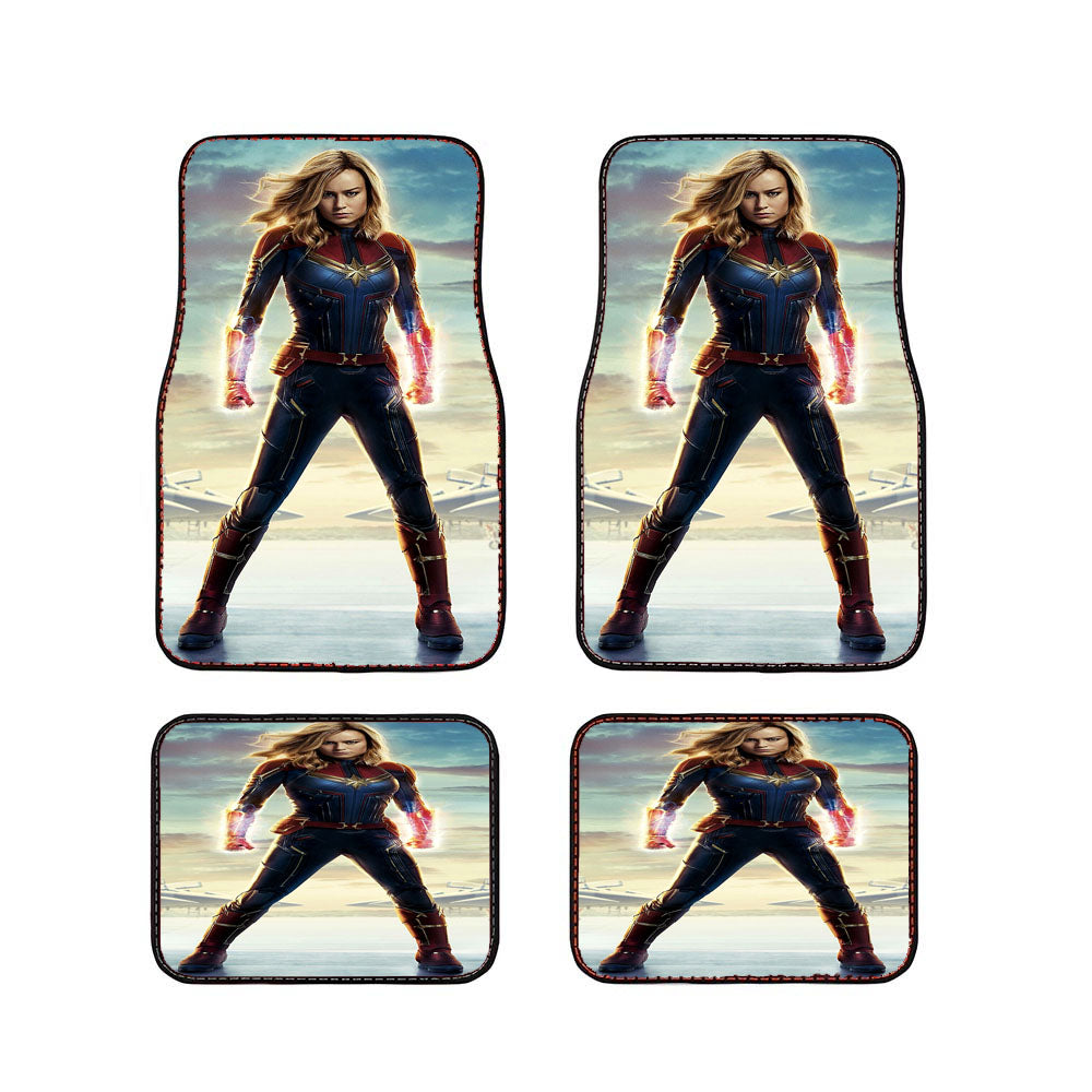 Carol Danvers Captain Marvel Car Floor Mats Accessories