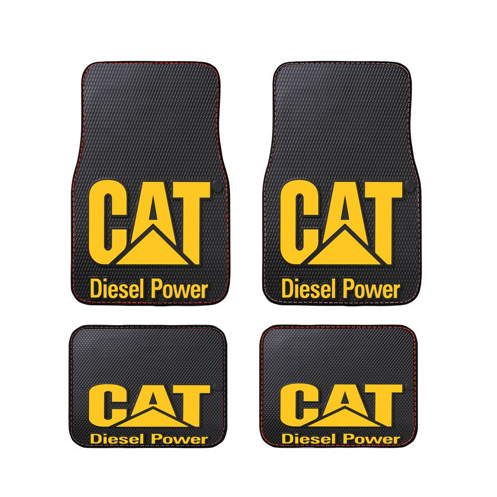 Caterpillar 4 Car Floor Mats Accessories