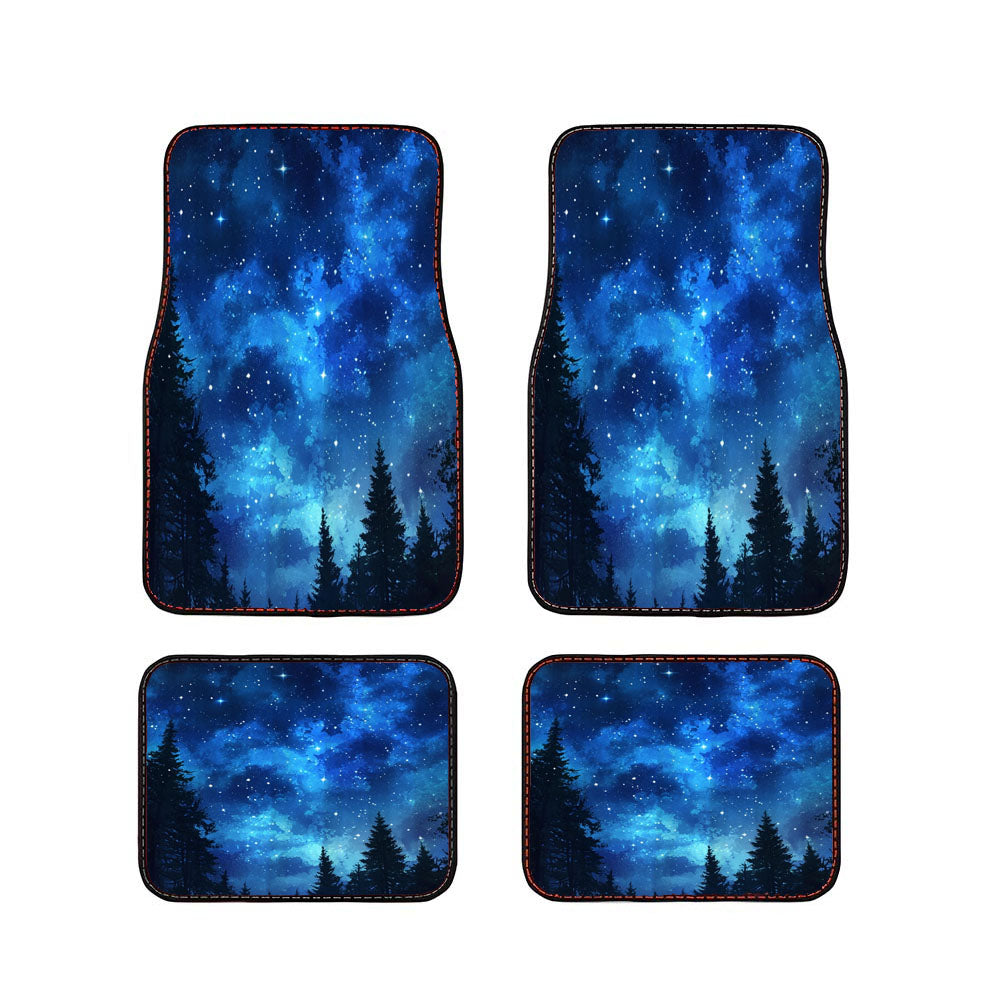 Celestial Night Sky Car Floor Mats Accessories