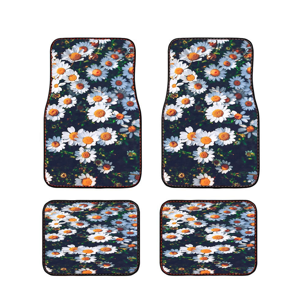 Chamomile Flower Photography Car Floor Mats Accessories