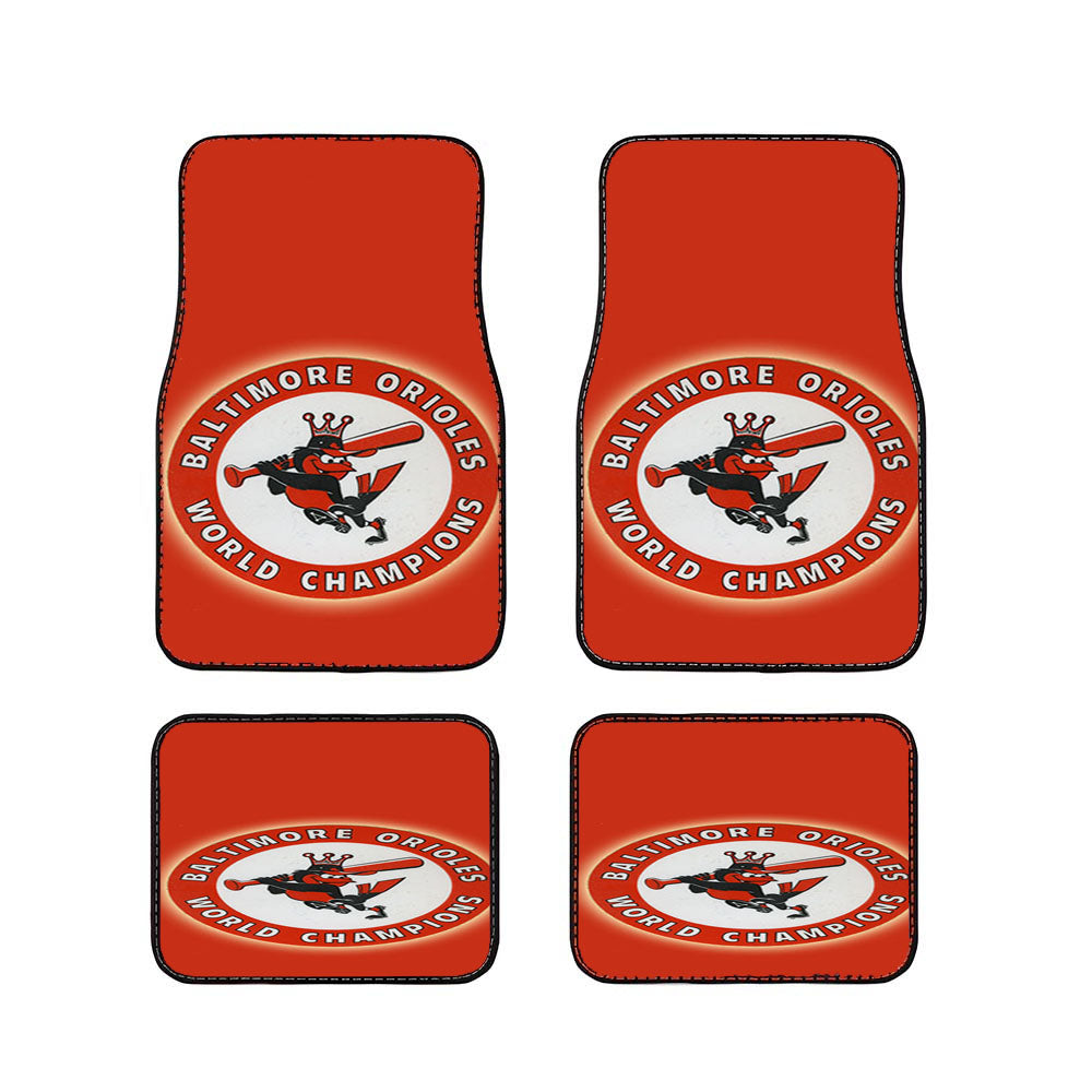 Champion Orioles Car Floor Mats Accessories