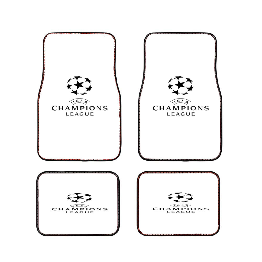 Champions League Europe Logo Soccer Art Illustration Car Floor Mats Accessories