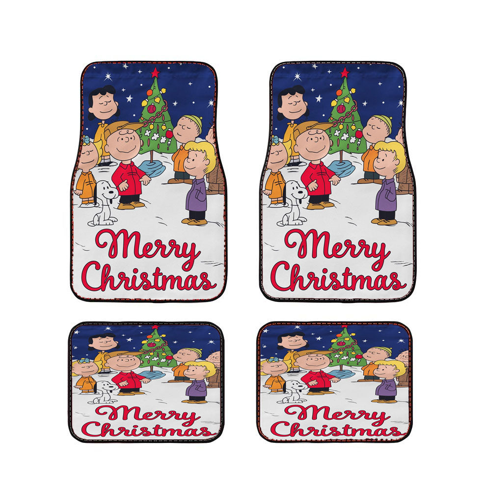 Charlie Brown Christmas Car Floor Mats Accessories