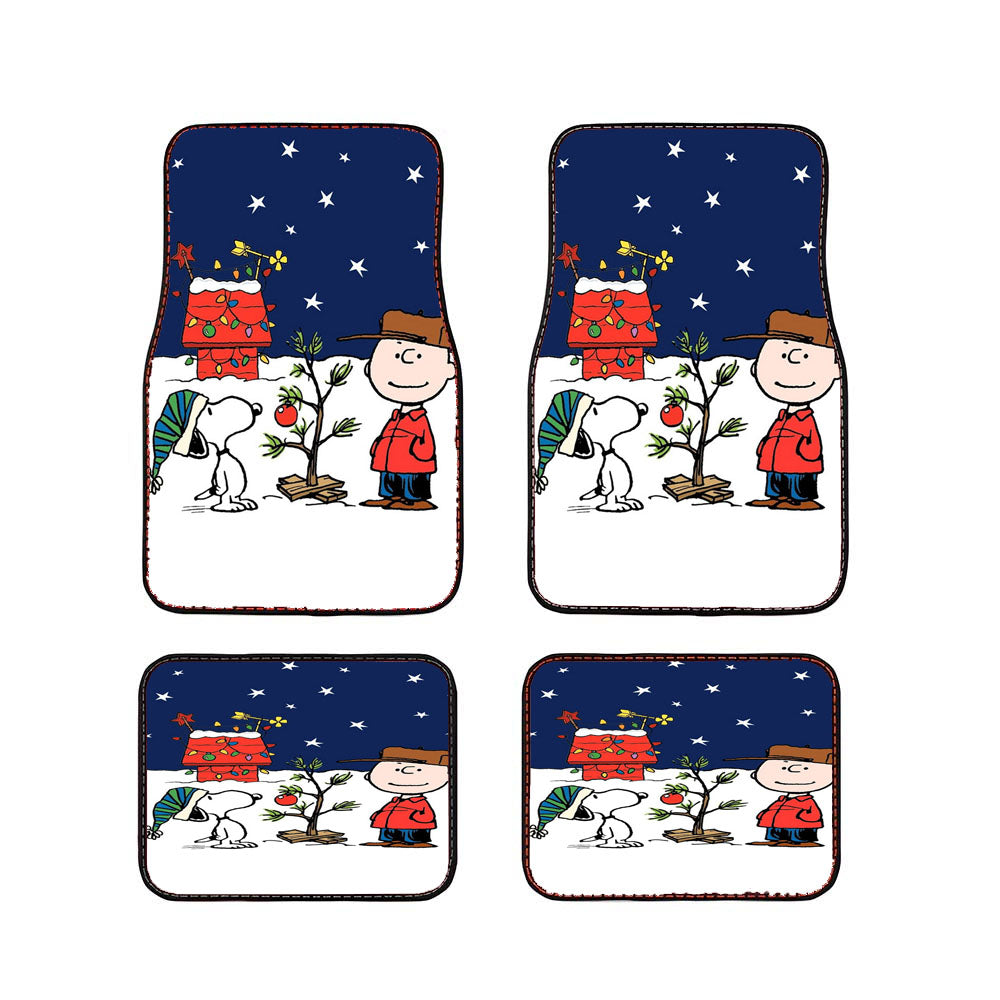 Charlie Brown Peanuts Comics Snoopy Car Floor Mats Accessories