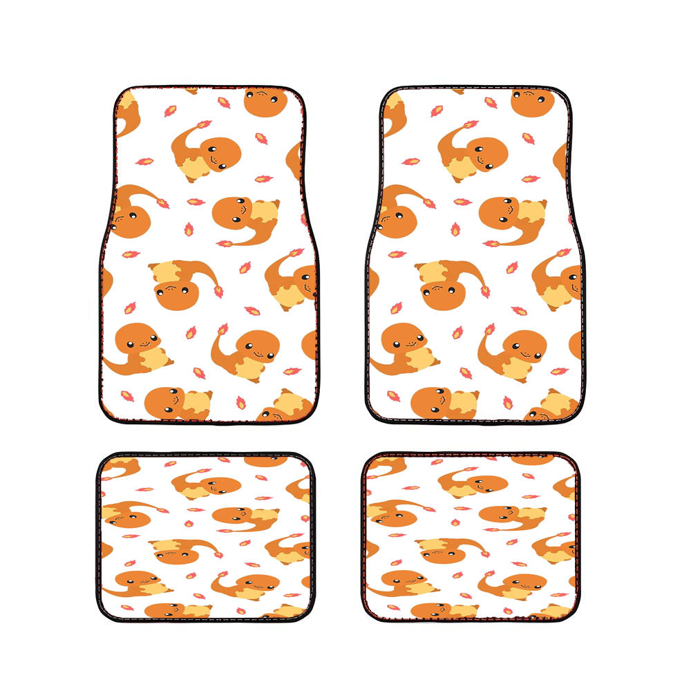 Charmander Cute Pokemon Pattern Car Floor Mats Accessories