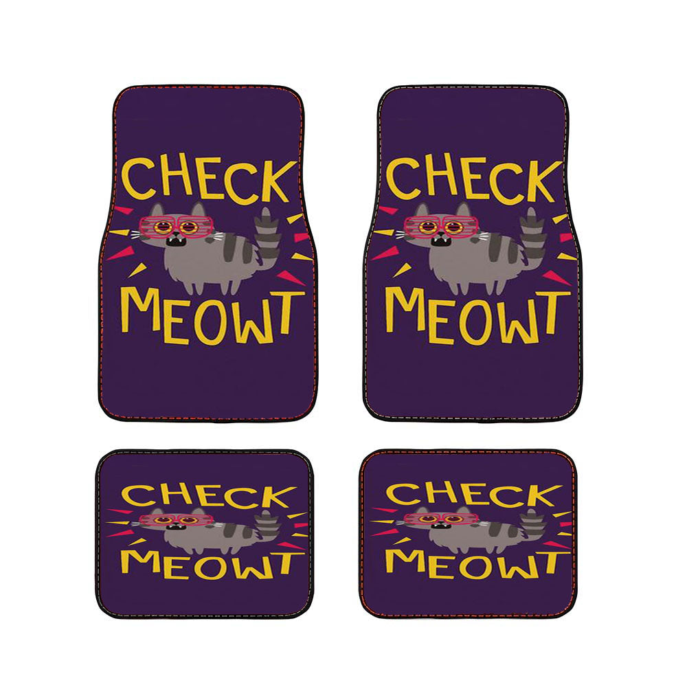 Check Meowt Car Floor Mats Accessories