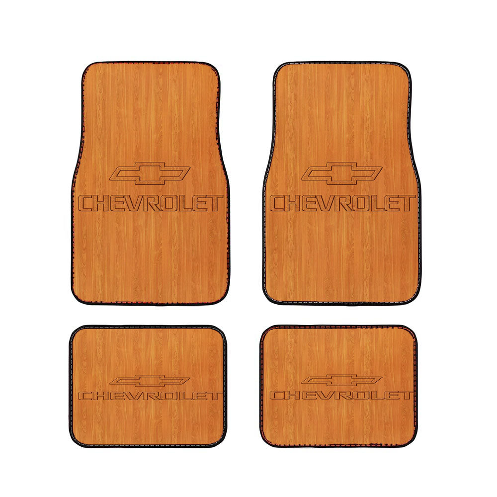 Chevrolet Carbon Background Car Floor Mats Accessories