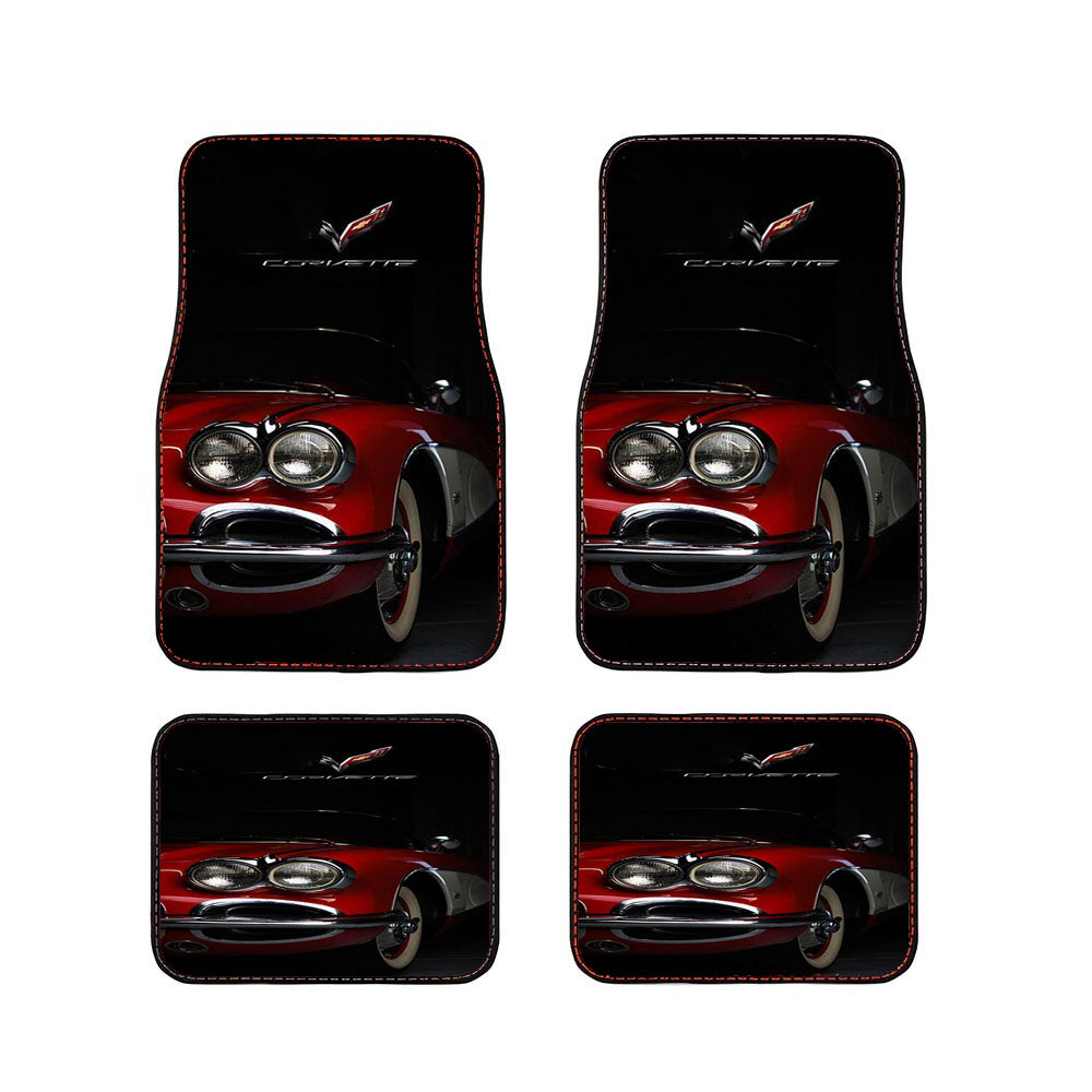 Chevrolet Chorvette 1957 Speedfuilie Car Floor Mats Accessories