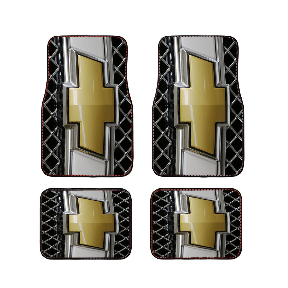 Chevy Chevrolet Gold Logo Car Floor Mats Accessories