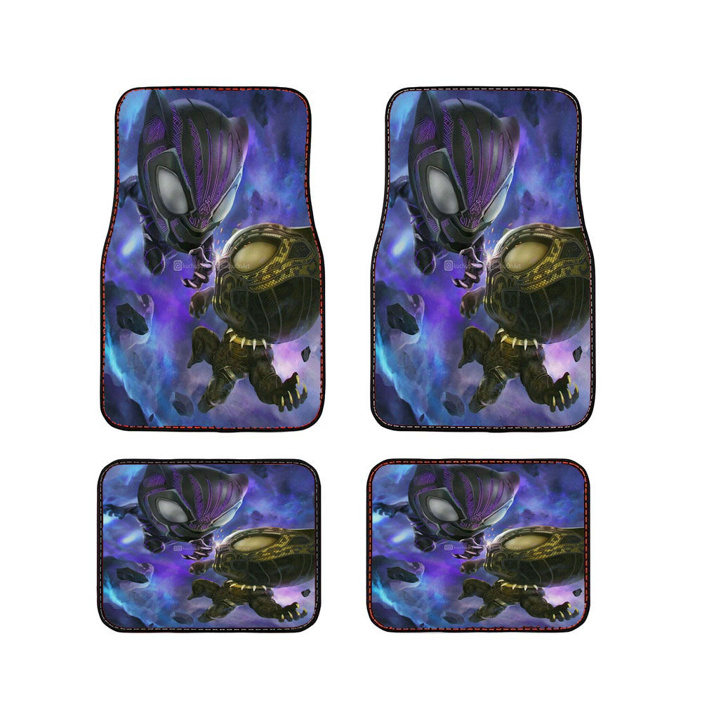 Chibi Black Panther Car Floor Mats Accessories