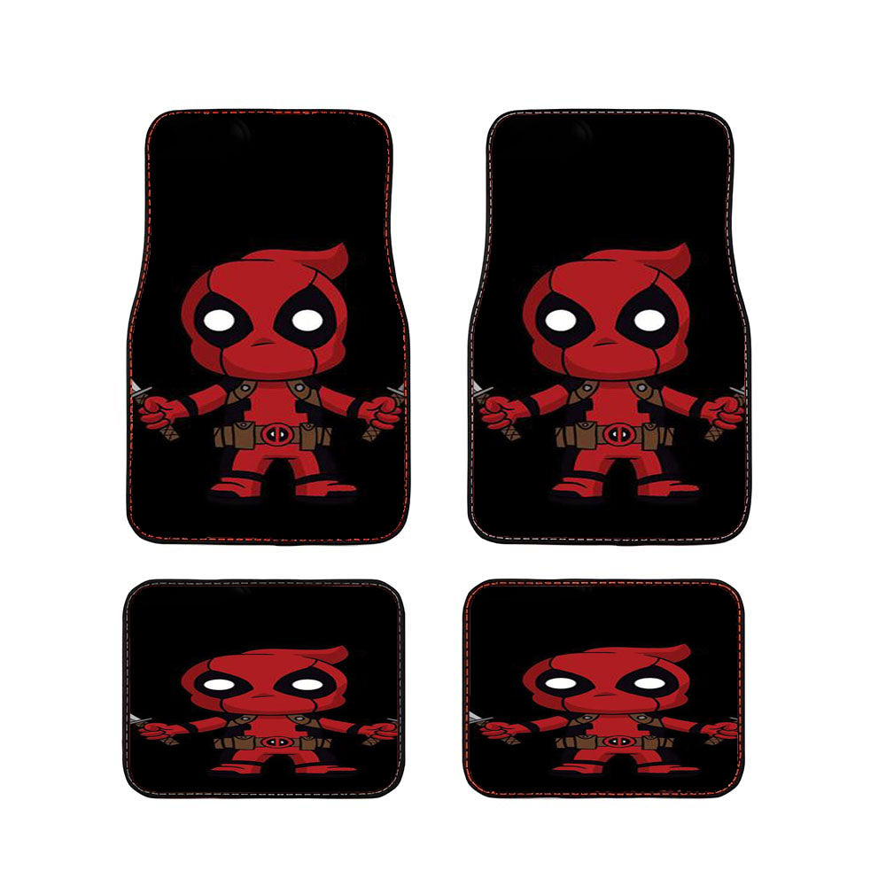 Chibi Deadpool Car Floor Mats Accessories