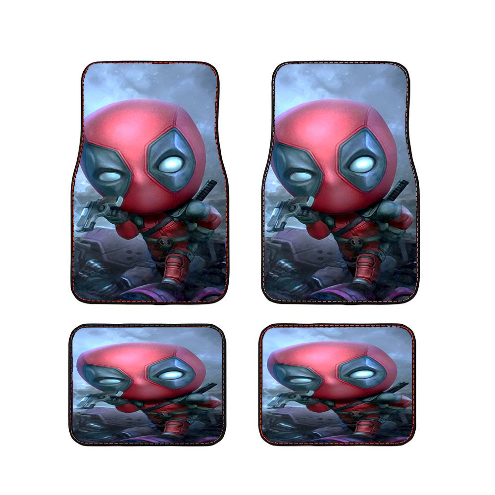 Chibi Fancy Deadpool Car Floor Mats Accessories