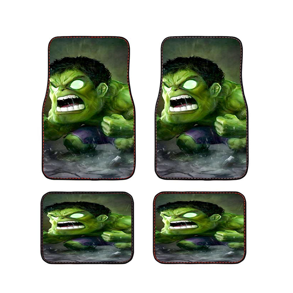 Chibi Fancy Hulk Car Floor Mats Accessories