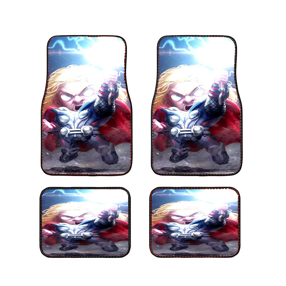 Chibi Fancy Thor Car Floor Mats Accessories